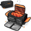 Skiennix Tactical Toiletry Bag - Hanging Travel Dopp Kit Organizer for Men | Black, Compact Design