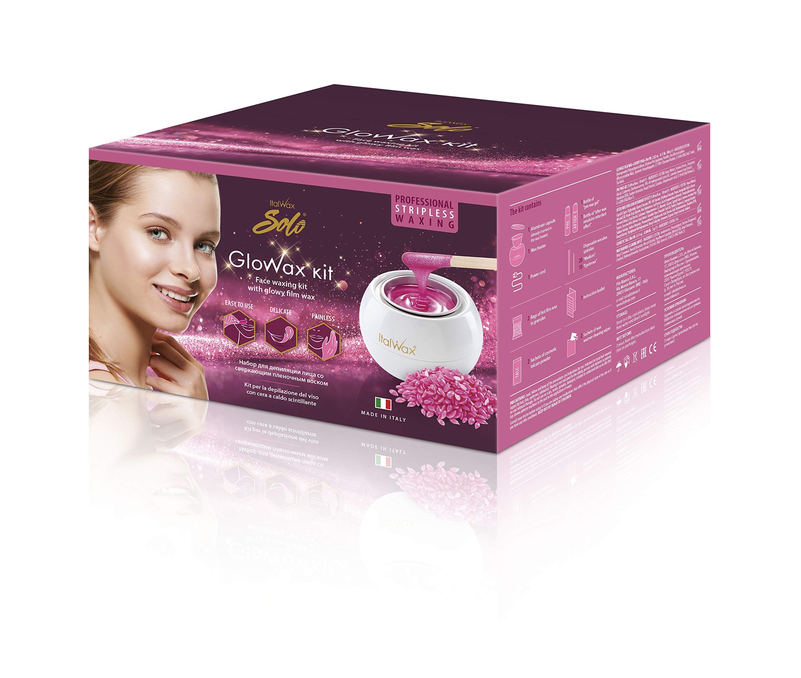 Italwax Glowax Hard Wax Kit