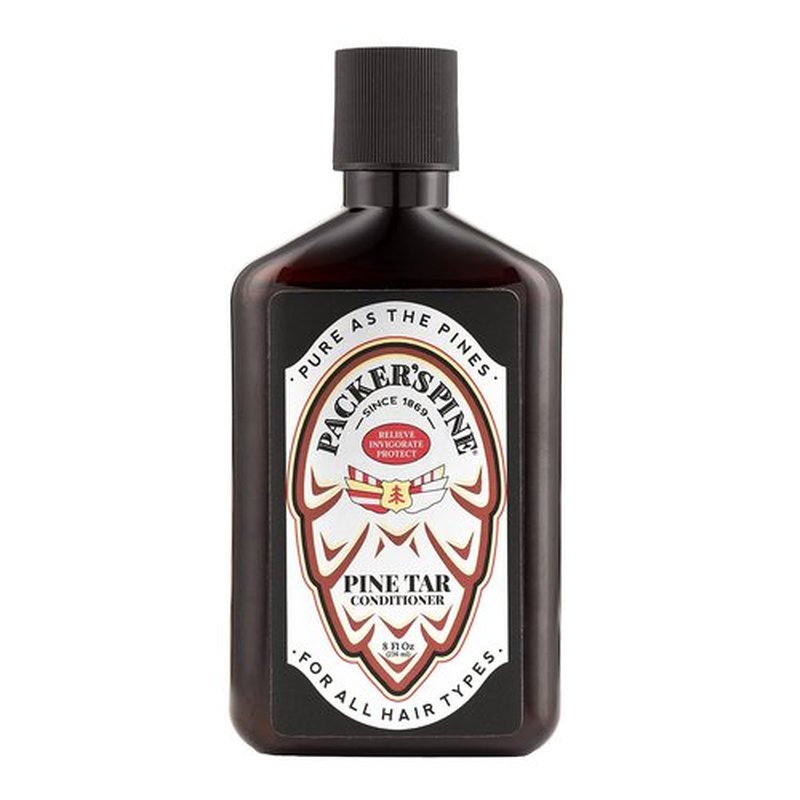 Packer's Pine Tar Conditioner - Natural Psoriasis Relief with Pine Oils | 8 Fl Oz