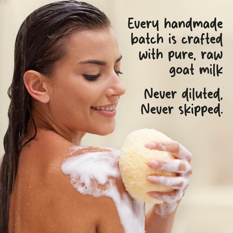 HushHush Farm Organic Goat Milk Soap Bar for Face & Body | Handmade with Shea Butter & Essential Oils, Moisturizing Vitamin-Rich Natural Soap for Sensitive Skin | Orange Clove 3 Pack