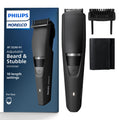 Norelco Philips Beard Trimmer and Hair Clipper - Cordless Grooming, Rechargeable, Adjustable Length, Beard Trimmer and Hair Clipper - No Blade Oil Needed - BT3230/41