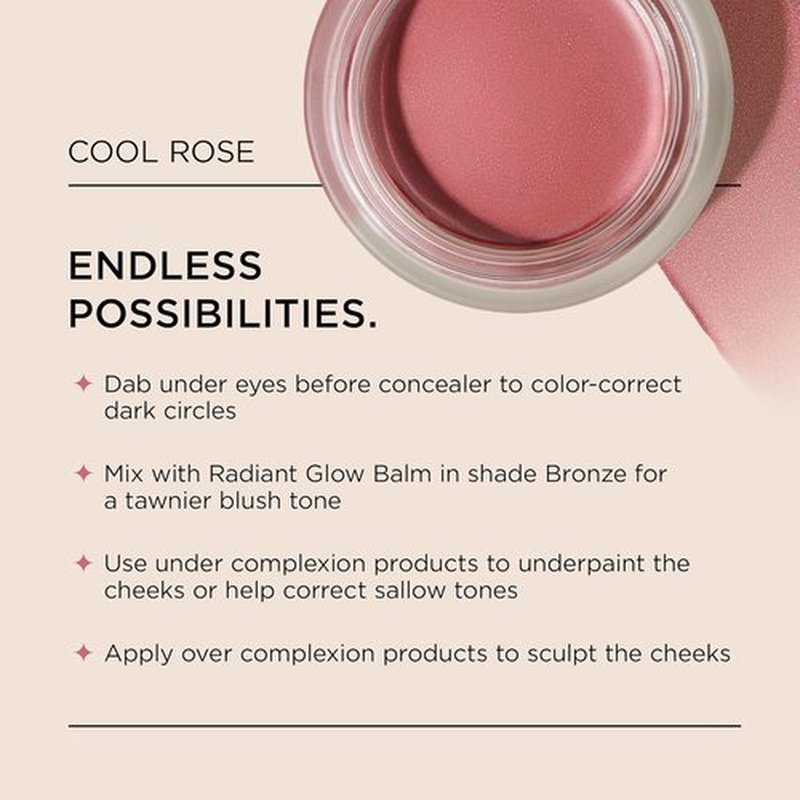 Perricone MD No Makeup Radiant Glow Balm - Cool Rose | Achieve a Natural, Luminous Finish