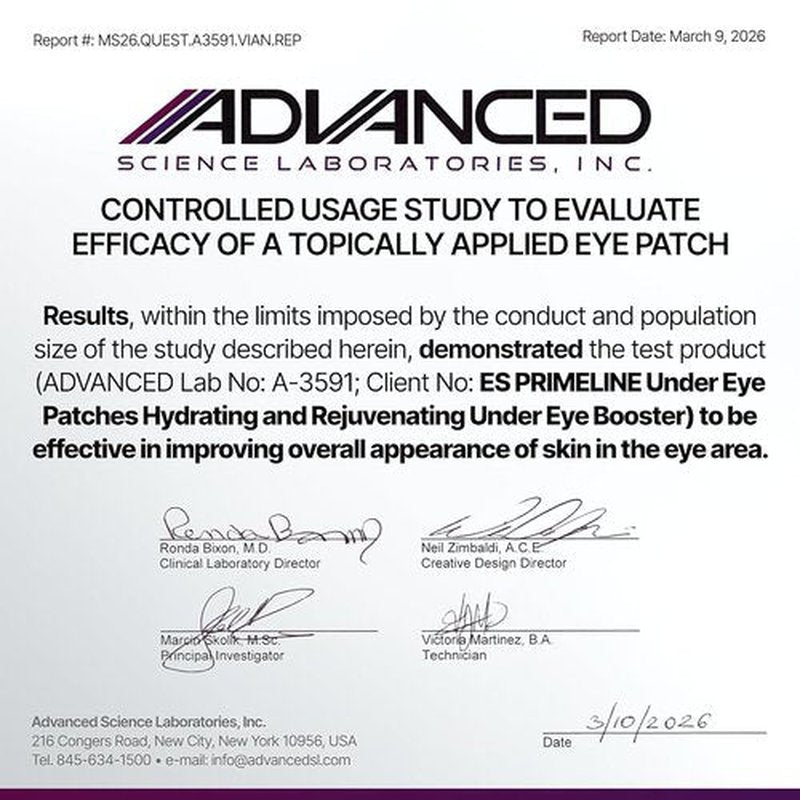 Skiennix Hyaluronic Acid Under Eye Patches - Hydrating Eye Masks for Puffiness & Dark Circles | 12 Pairs