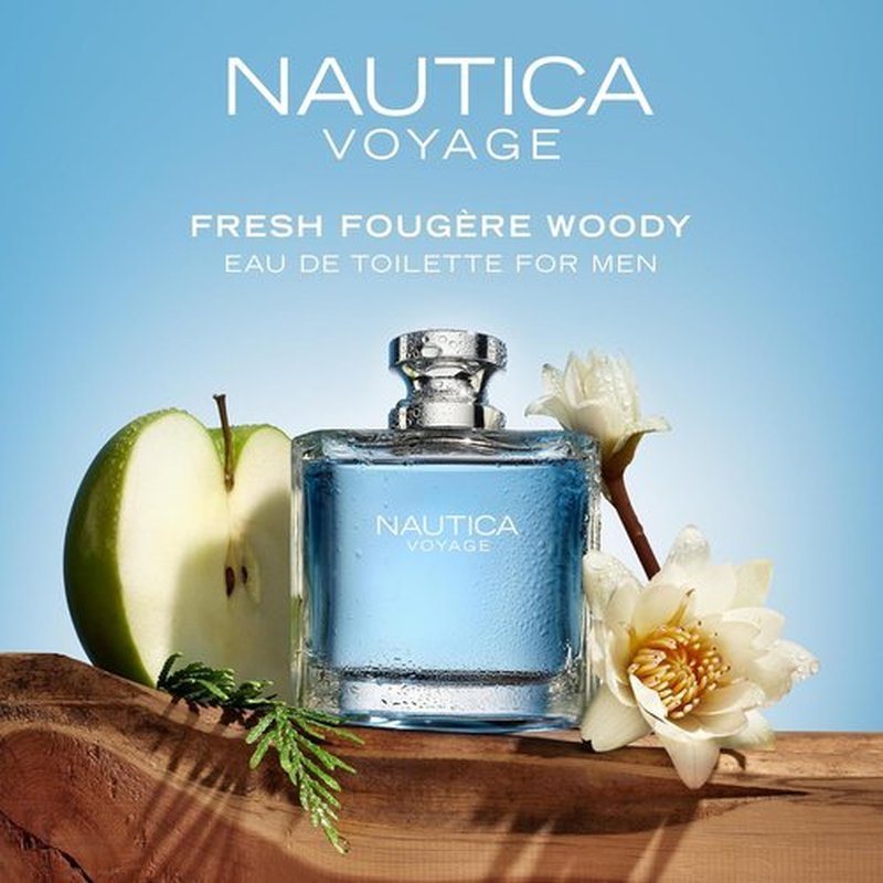 Nautica Voyage Eau De Toilette - Fresh Fruity Cologne for Men | Long-Lasting 3.3 Fl Oz