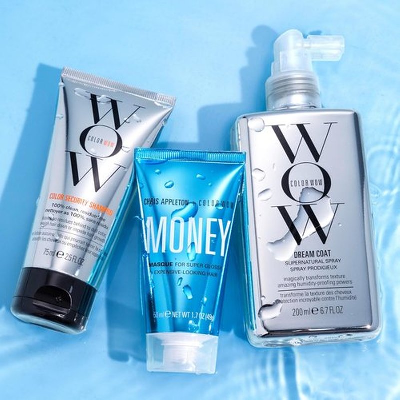 Color Wow Smooth + Shiny VIPs Kit - Achieve Sleek, Glossy Hair with Essential Styling Products