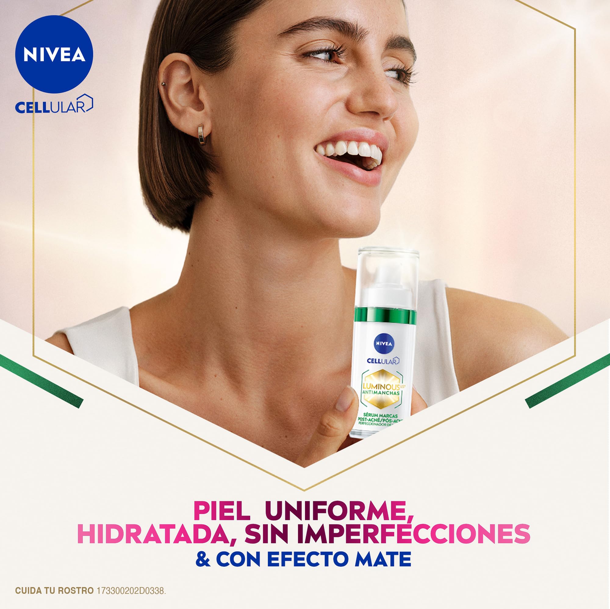 NIVEA Facial Serum Cellular Luminous 630 Lightweight Gel‑Like Daily Face Treatment for a Refined Skin Appearance and Balanced Skin Surface, 30 ml (Approx. 1.01 fl oz) – Advanced Daily Skin Care