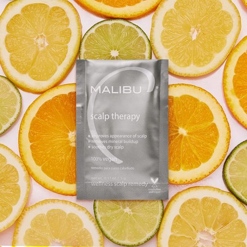 Malibu C Scalp Therapy - Soothing Dry Scalp Treatment with Vitamin C & Zinc Gluconate | Restores Moisture & Manageability