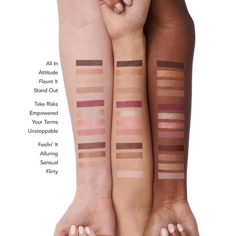 BUXOM Eyeshadow Palette - High-Pigment, Primer-Infused Shades for Long-Lasting Wear | Talc-Free, Cruelty-Free