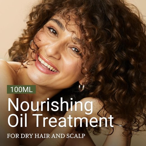 Loma Hair Care Nourishing Oil Treatment - Revitalize & Hydrate Dry Hair | 4 Fl Oz