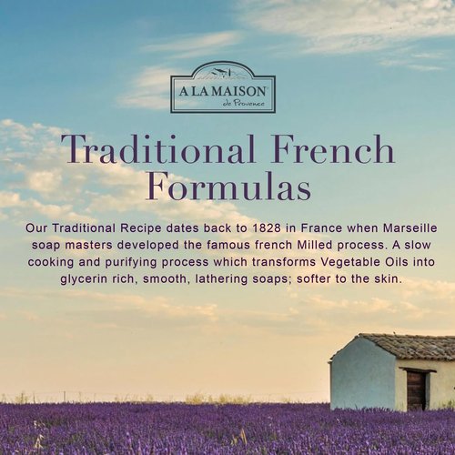 A LA MAISON French Liquid Hand Soap RefilL - Natural Hand Wash Made with Essential Oils - Biodegradable, Plant-Based, Vegan, Cruelty-Free (33.8 Fl Oz Pouch (3 Pack), Lavender Aloes)