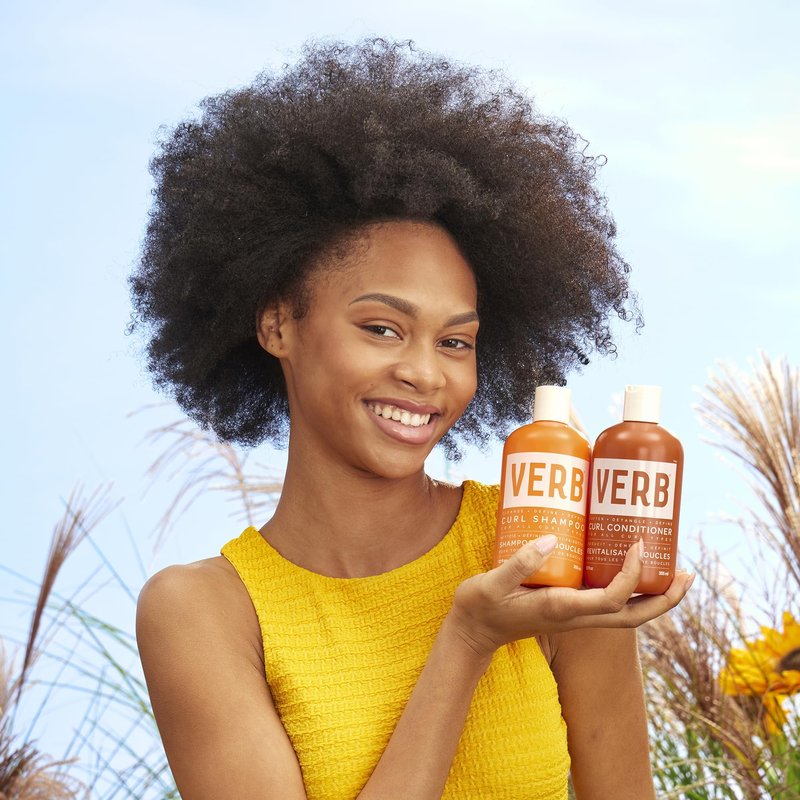 VERB Curl Conditioner, 12 fl oz - Soften, Define + Hydrate - Frizz Control + Curl Retention - Vegan, No Parabens or Harmful Sulfates