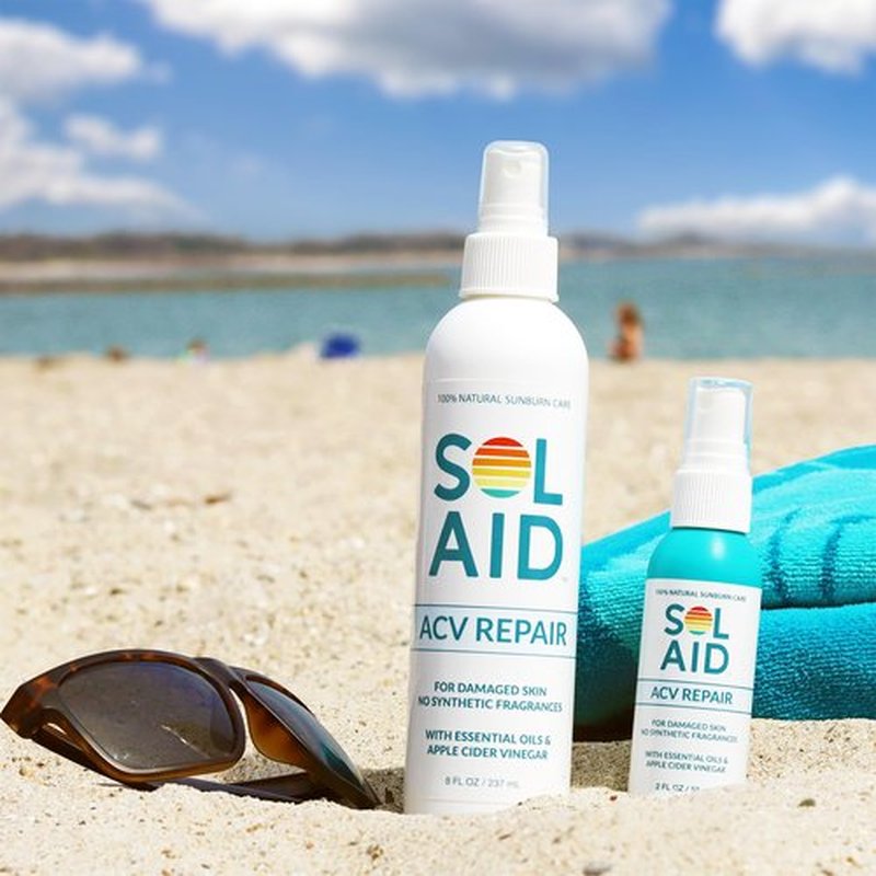 Sol Aid ACV Repair – 100% Natural After Sun Nourishing Mist (2 Fl Oz)