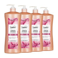 Suave Keratin Infusion Color Care Conditioner for Color-Treated Hair, Anti Fade + 48HR Frizz Control, Smooths & Boosts Shine, 28 FL OZ Pump, 4 Count