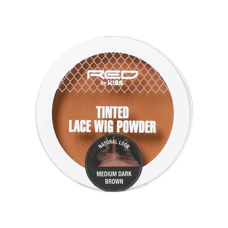 Red by Kiss Lace Wig Brush Tinted Powder Set – Matte Finish, Oil Control, Lightweight, Long-Lasting, Mix & Match Shade Duo
