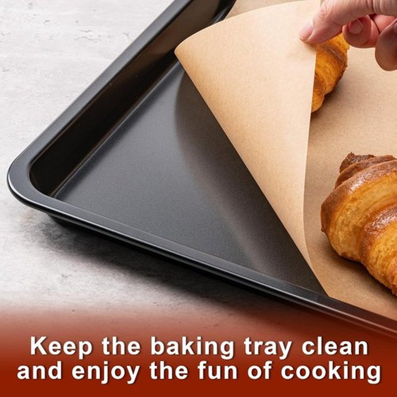 Skiennix Parchment Paper Sheets - 200 Non-Stick Precut Sheets | 12x16 Inches, Unbleached for Baking & Cooking