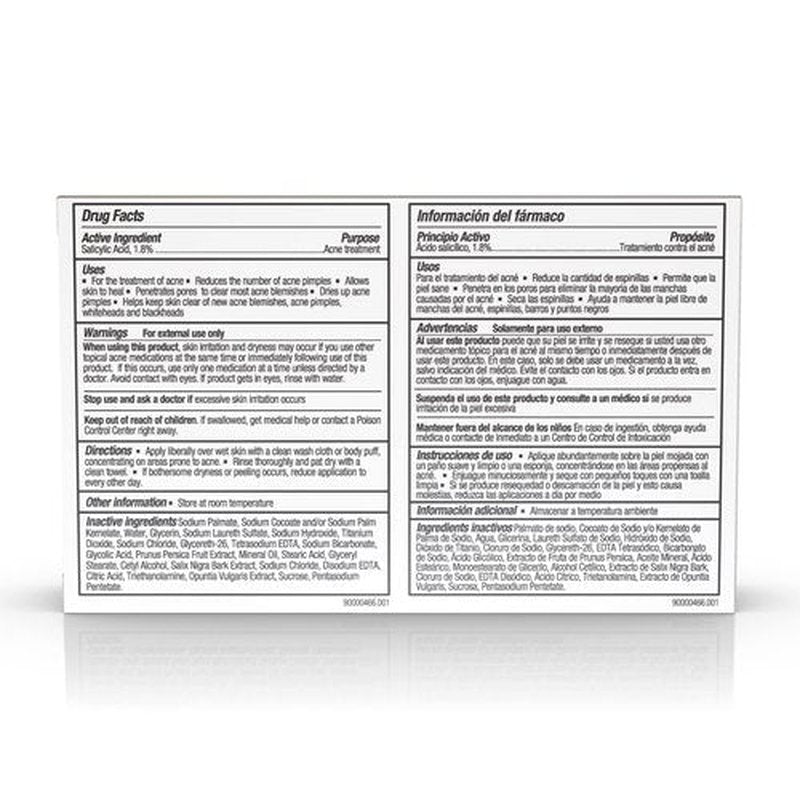 Asepxia Acne Treatment Bar Soap with Baking Soda | Face Wash, Deep Cleansing, Natural Extracts, Gentle Daily Use, 1.8% Salicylic Acid for Pimples & Blackheads, 4 Oz, 5-Pack