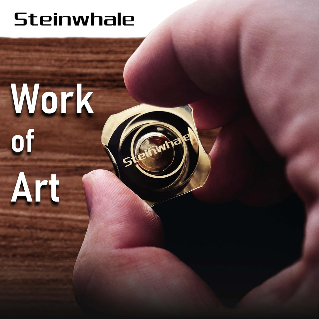 Steinwhale 10in1 Short Stubby Mini Screwdriver for tight spots, Cellulose Acetate Fiber Made Handle, Double-headed High Hardness S2 Steel Bits, Exquisite EDC