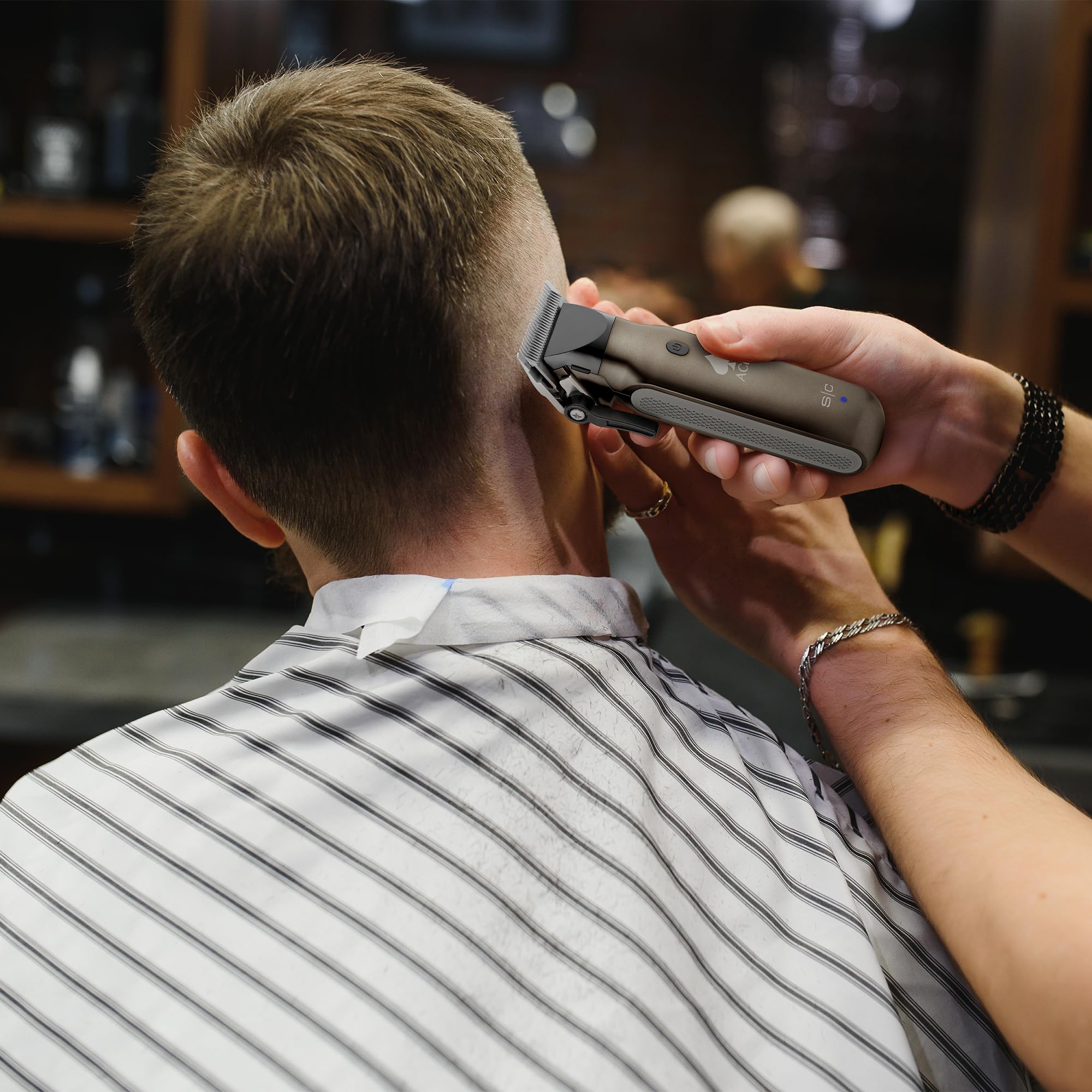 Stylecraft Ace Cordless Hair Clipper, 2.5 Hour Run-time, 6 Blade Guards, Clippers for Men and Women, Lightweight Ergonomic Grip