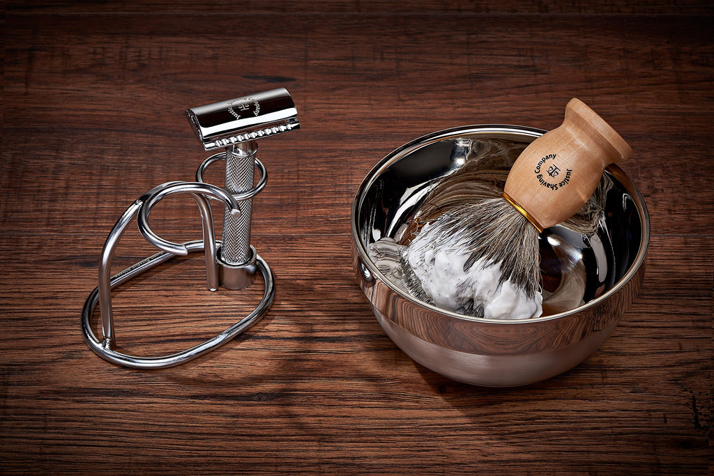 Justice Shaving Company Shave Bowl - Dual Layer Stainless Steel
