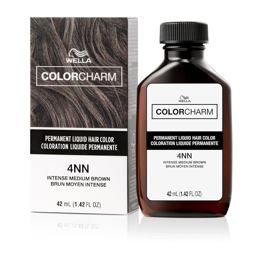 WELLA Color Charm Permanent Liquid Hair Color - Rich Brown for Excellent Gray Coverage