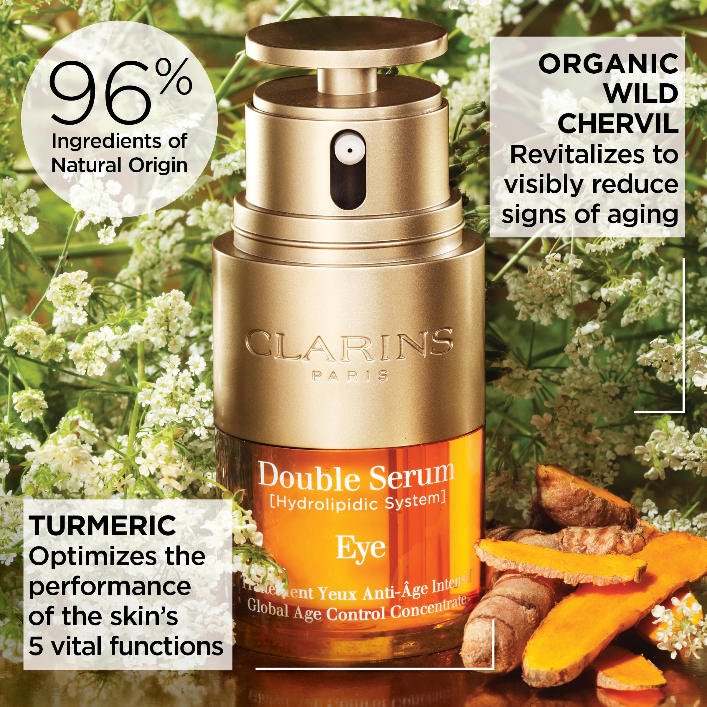 Clarins Double Serum Eye Set | 3-Piece Skincare Gift Set | Limited Edition | $126 Value