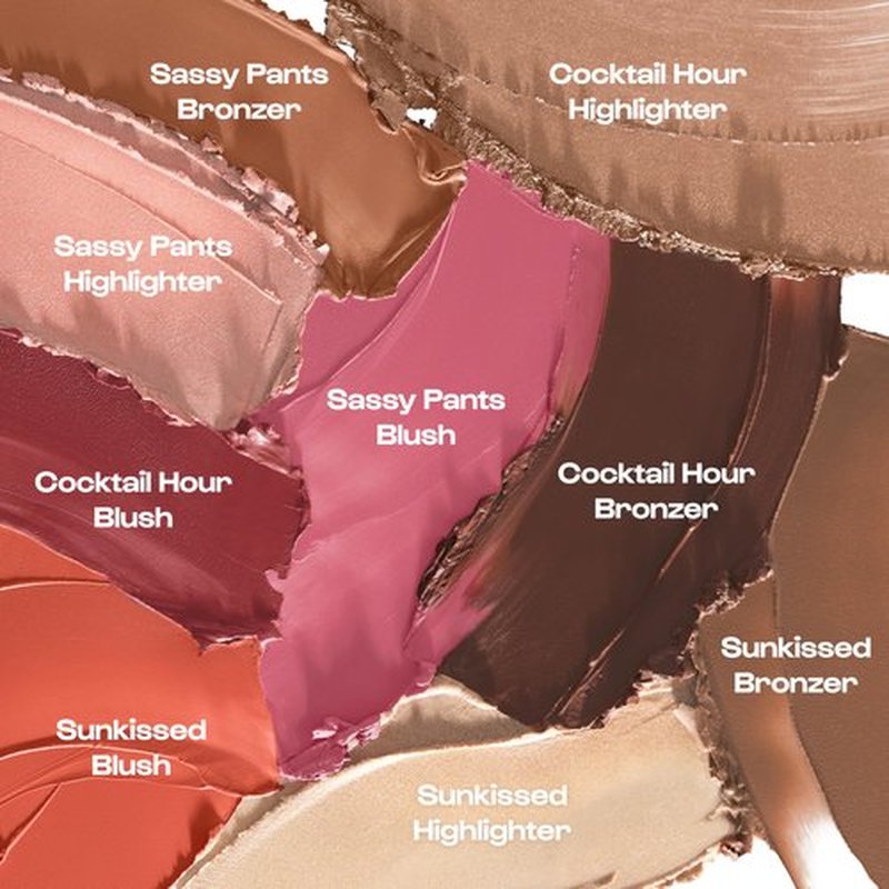 Alleyoop Stack The Odds – All-in-One Cream Makeup Palette with Blush, Contour, Bronzer & Highlighter, Stackable Face Palette for Natural Color, Easy Touch-Ups & Travel Makeup Convenience, Sunkissed