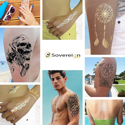 40+ Sexy Naughty Temporary Tattoos for Women Ladies- Adult Fun for Lower Back Legs Arms Butt Stomach