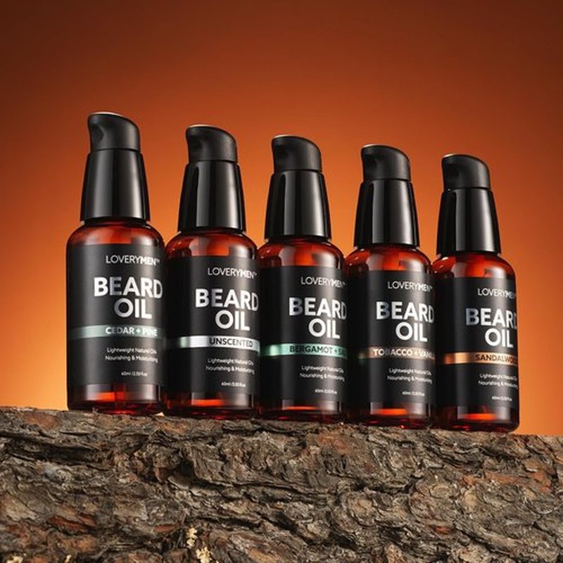 Skiennix Deluxe Beard Oil - Natural Grooming Kit with Argan & Jojoba Oil | Sandalwood & Tobacco Vanilla Fragrance