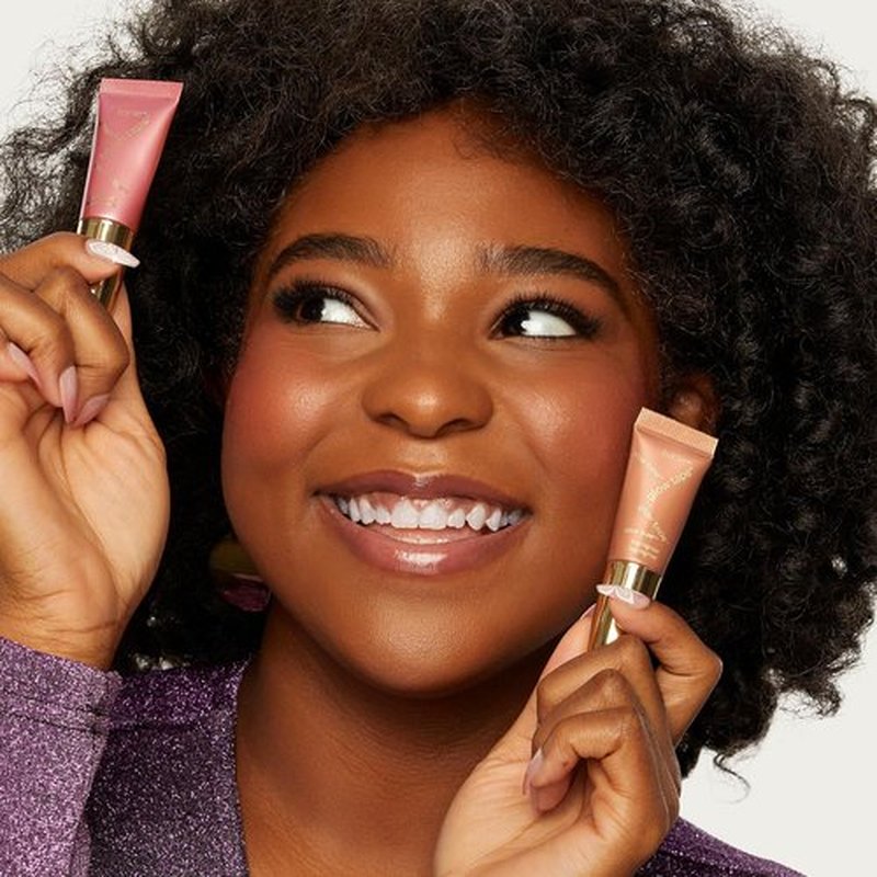 Tarte Glowing Cheeks Blush Tape & Glow Tape Duo - Buildable Cream Blush & Illuminating Highlighter, Vegan & Cruelty-Free
