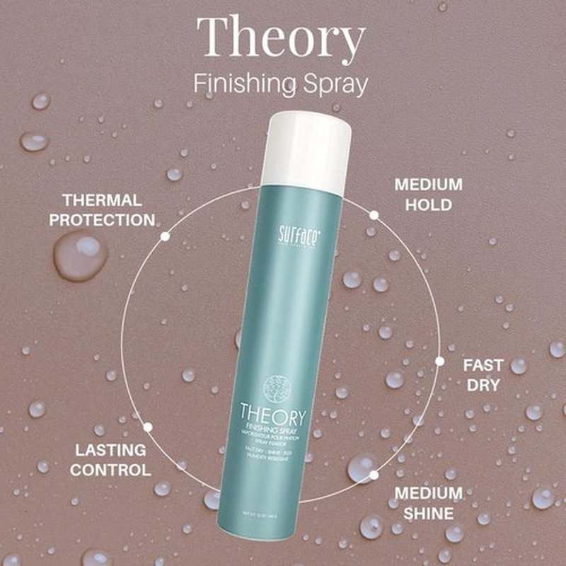 Surface Hair Theory Styling Spray - Fast-Drying, Flexible Finish with Medium Hold | 10 oz