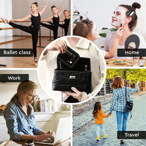 Hair Pins Kit,B1jounie YA Dance Stuff Cosmetology Kit Bobby Pins for Women Girls 126Pcs Hair Accessories Kit with Storage Box for Dance Ballet Cheerleading Travel