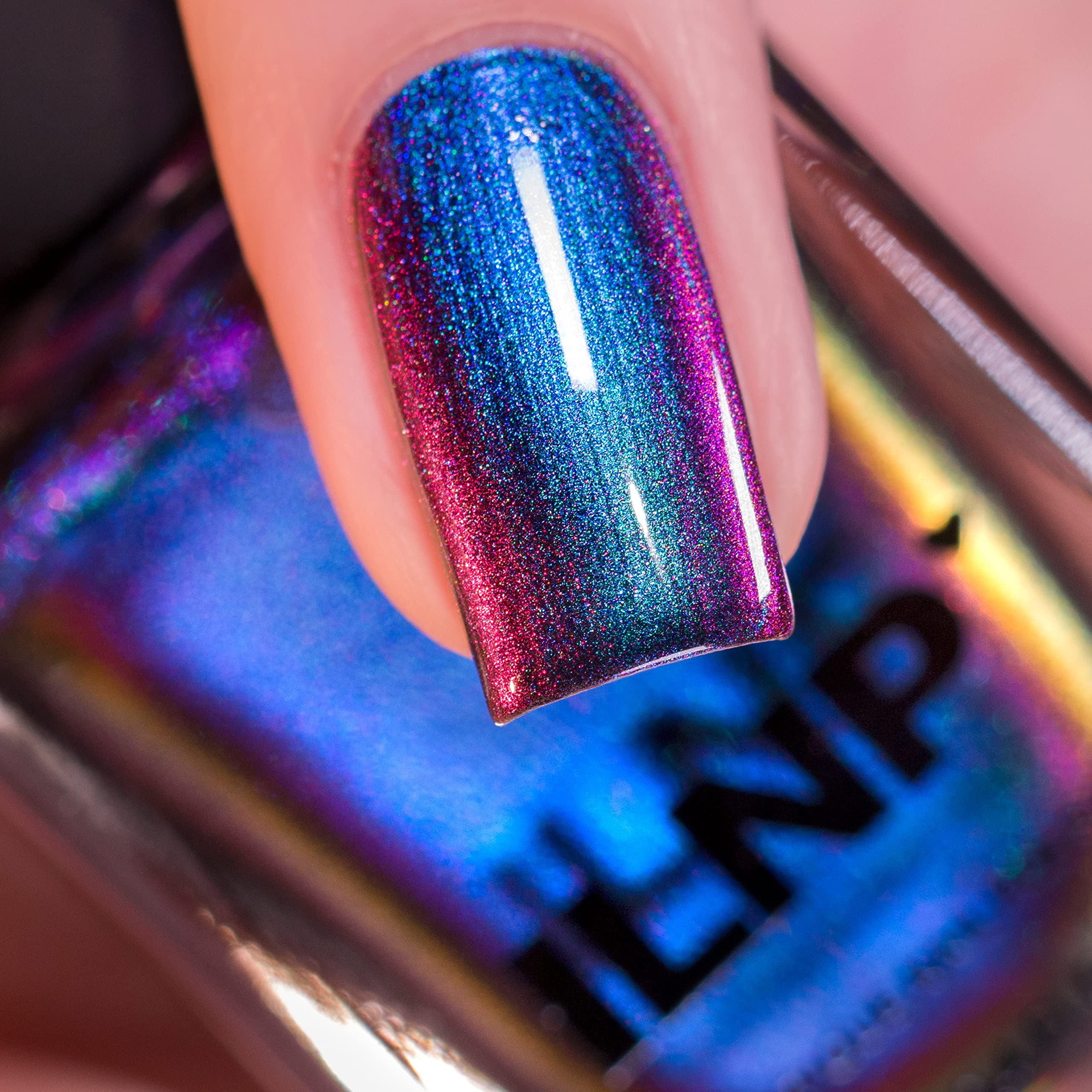 ILNP Birefringence - Blue, Purple, Red, Green, Yellow, Orange Ultra Chrome Color Shifting Nail Polish