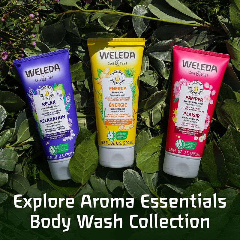 Weleda Aroma Essentials Relax Creamy Body Wash, Parabens Free, 6.8 Fluid Ounce (Pack of 1)