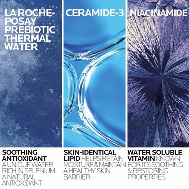 La Roche-Posay Toleriane Hydrating Face Cleanser - Gentle Daily Wash With Niacinamide & Ceramides For Sensitive Skin