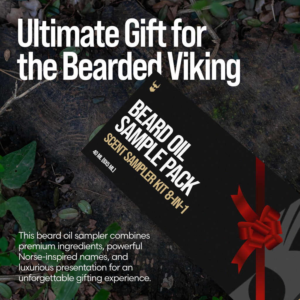 The Beard Struggle Beard Oil Scent Sampler Kit 8-in-1 8 Premium Viking Beard Oil Scents in 1 Kit