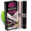 Skiennix 400X Pure Silk Fiber Lash Mascara - Ultra Black Volume & Length, Waterproof & Hypoallergenic