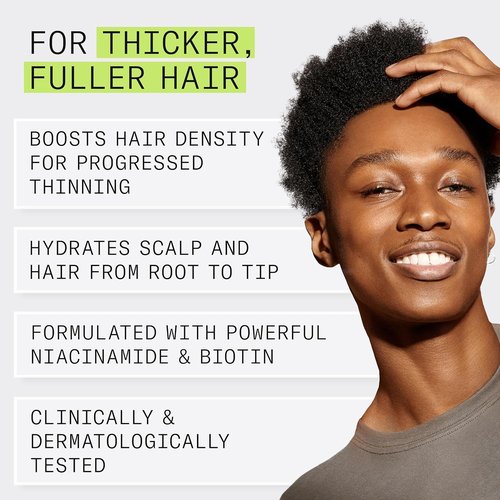 Nioxin Scalp + Hair Thickening Conditioner - Niacinamide & Biotin for Thinning Hair | 33.8 Fl Oz