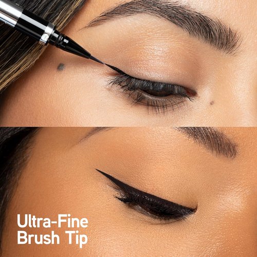 Physicians Formula Eye Booster Liquid Eyeliner - Waterproof Precision, Lash-Boosting Complex, Ultra Black, Sensitive Skin Approved, Cruelty-Free & Vegan