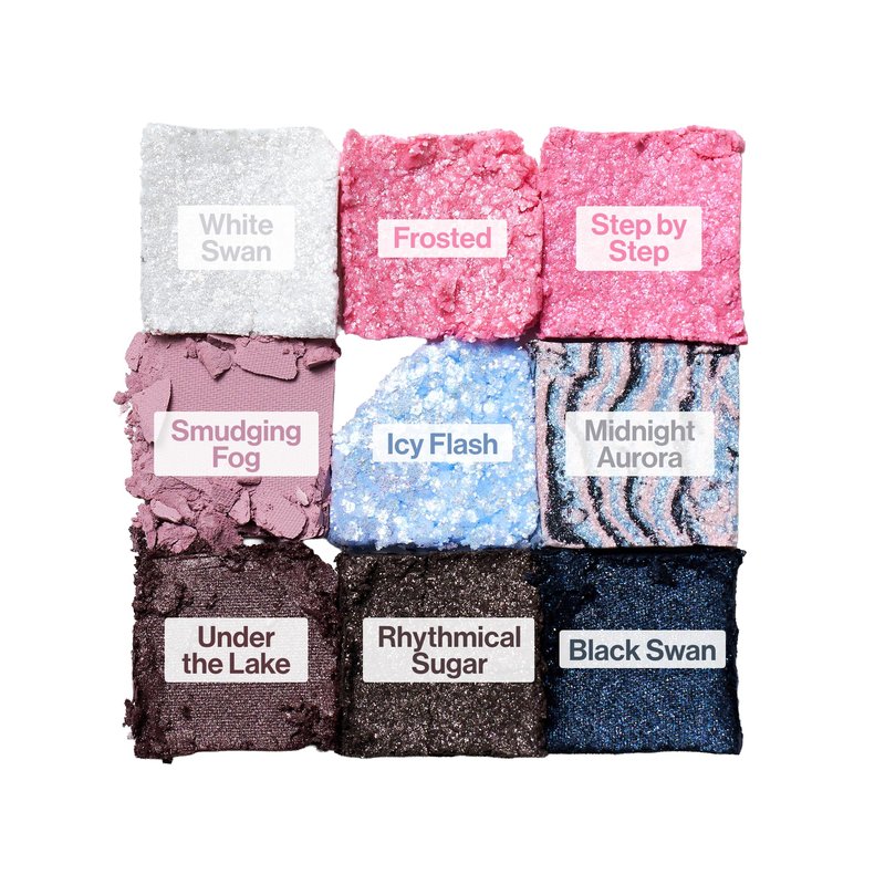 UNLEASHIA Glitterpedia Eye Shadow |Palette|Eye Makeup|Point Makeup Vegan|Cosmetics|Korean Cosmetics|Daily|matte|glitter|shimmer|pearl|daily|party|sparkling… (No.8 All of Dancing Swan)