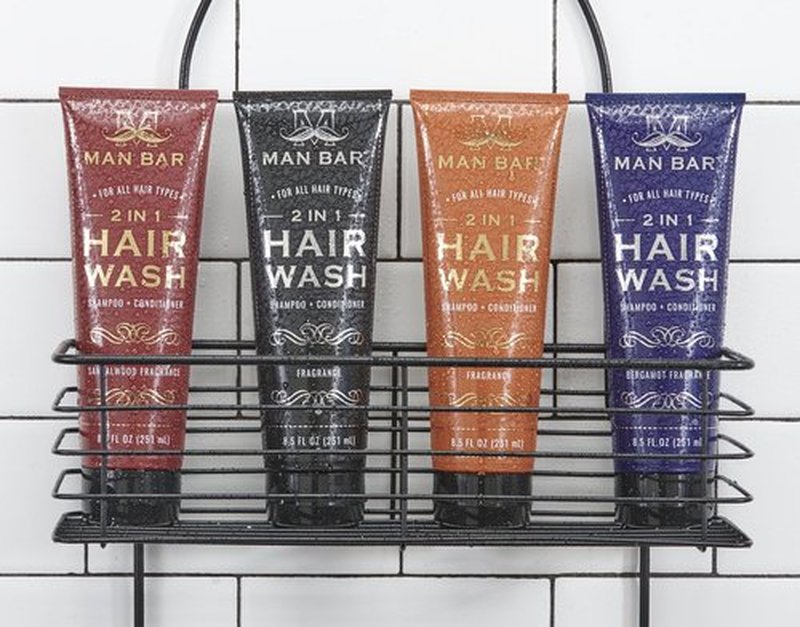 San Francisco Soap Company Man Bar 2 in 1 Hair Wash Silver Sage And Bergamot - Where Lather Meets Luxury