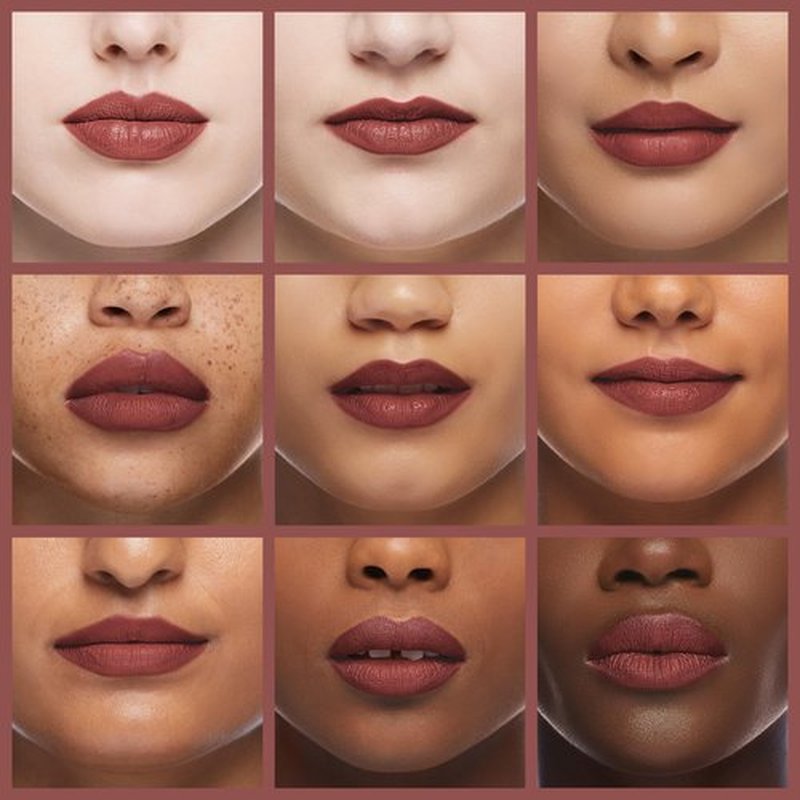 Revlon Super Lustrous The Luscious Mattes Lipstick, High Impact with Moisturizing Velvety Formula, Shameless, 0.74 oz
