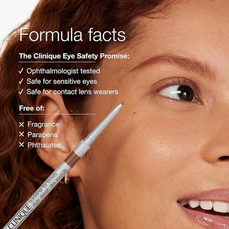 Clinique Quickliner For Brows Eyebrow Pencil - 8-Hour Smudge Resistant Formula | Natural-Looking Brows | 8 Shades Available