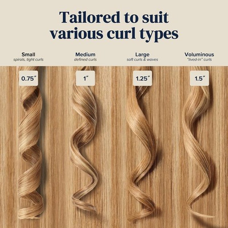 Bio Ionic Curling Iron - Long Barrel with Moisture Heat Technology | Versatile Curling Wand for All Curl Types