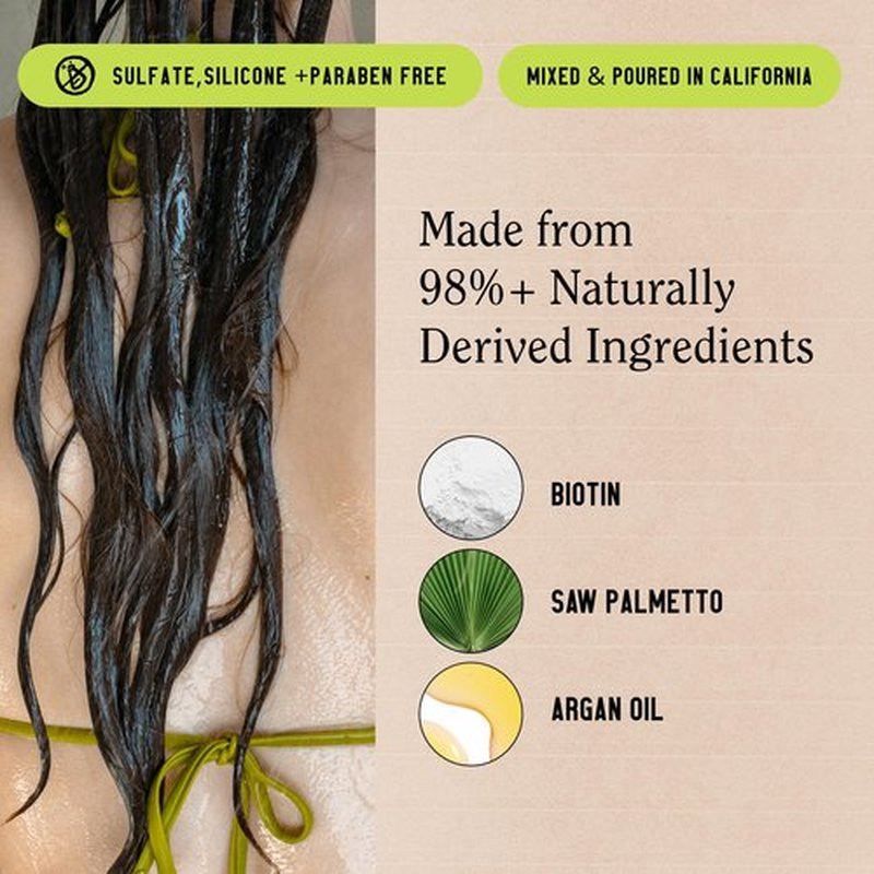California Naturals Re:GRO Hair Conditioner, Anti-Thinning & Hair Growth Support, All Hair Types, Vegan, Natural, Cruelty Free, Silicone, Paraben & Sulfate Free Conditioner, 20 fl oz