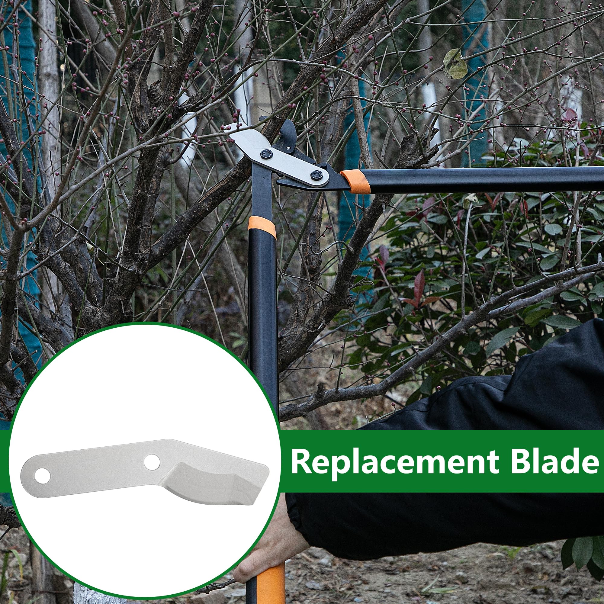 Adnee 2 Pcs SK5 Steel Lopper Replacement Blade-Bypass Lopper Blades for Tree Trimming-Replacement Blade Garden Tools Fit for PowerGear2