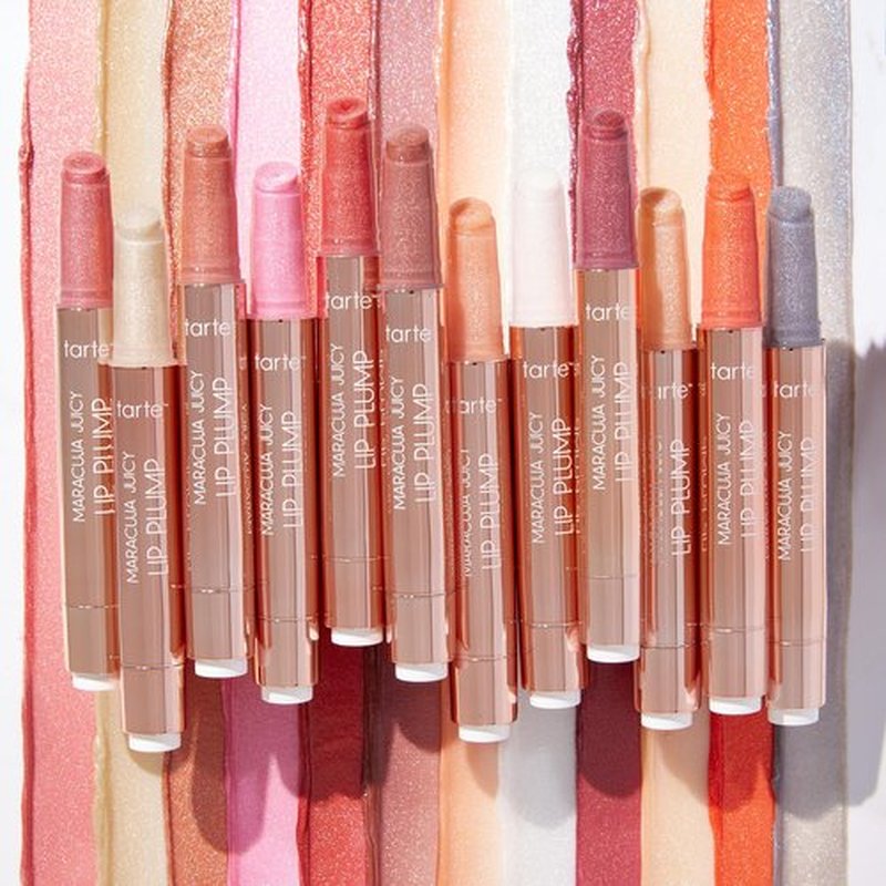 tarte maracuja juicy shimmer glass lip plump – Hydrating & Volumizing Lip Gloss Balm with Hyaluronic Acid & Vitamin E, Plumps & Moisturizes, Vegan & Cruelty-Free, full size, rosy mauve