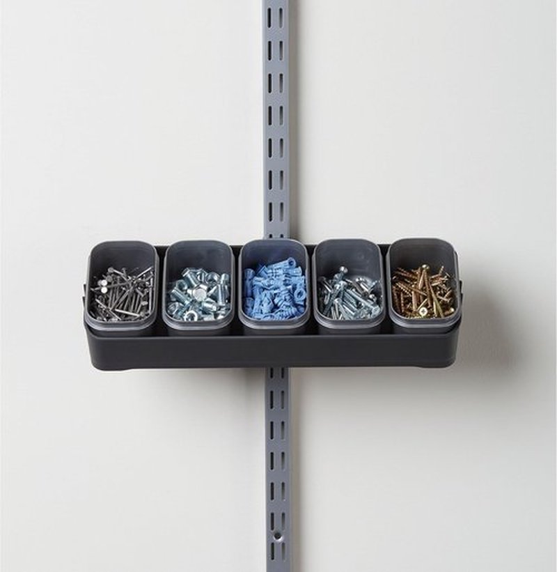 Rubbermaid FastTrack Rail Bench Blox Kit - Efficient Garage Organization System for Tools & Supplies