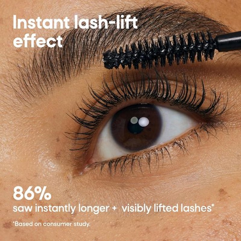 Almay Lengthening Mascara - Volume & Lift, Hypoallergenic, Fragrance-Free | 010 Blackest Black, 0.24 fl oz