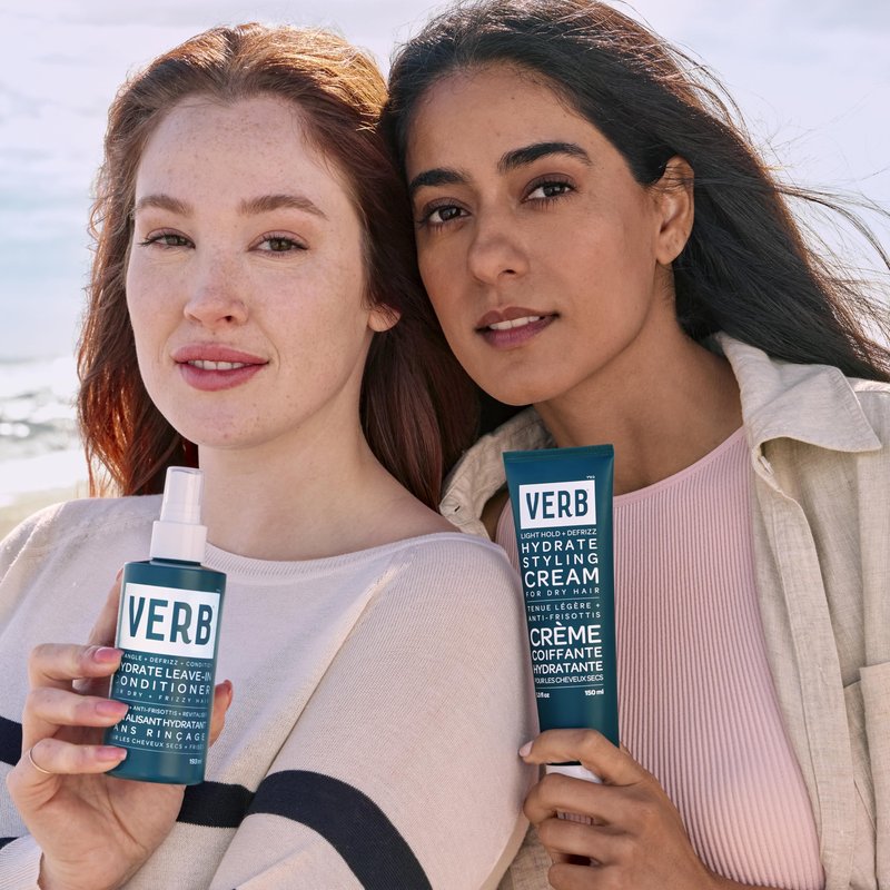 VERB Hydrate Leave-In Conditioner, 6.5 fl oz – Nourish Dry + Frizzy Hair - Smooth + Detangle - Amber + Warm Jasmine Scent
