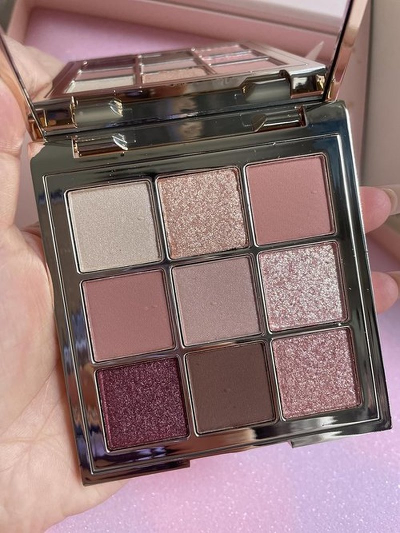 Skiennix Eyeshadow Palette - 9 Color Matte, Shimmer & Glitter | Highly Pigmented, Waterproof, Long Lasting